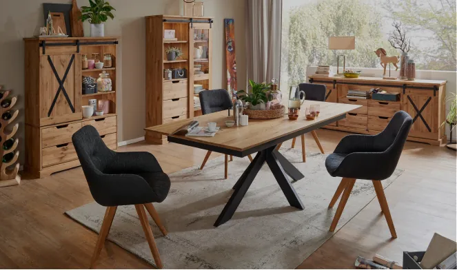 Kolekcja mebli dębowych Nyks